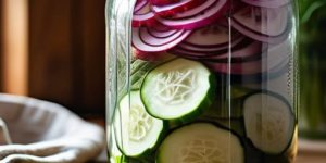 Guide on how to make a quick pickle.